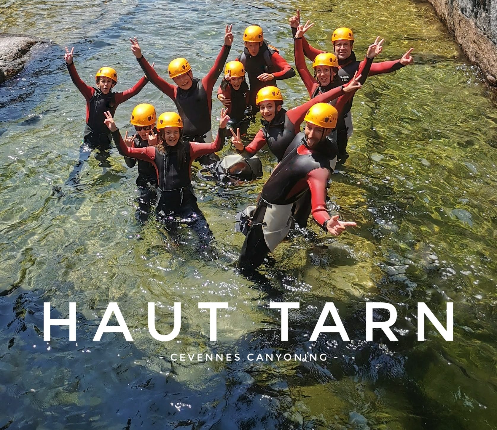 canyoning cévennes haut tarn tapoul rieutort activité parc national des cévennes
